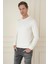 Tr 875 Slim Fit Ekru Klasik Triko 2