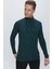 Tr 852 Slim Fit Zümrüt Yeşil Klasik Triko 4