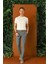 Comfort Fit Gofre Kumaş Pileli Pamuk Casuel Nefti Pantolon P 1148 1