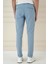 Comfort Fit Beli Lastikli Esnek Casuel Havacı Mavi Pantolon P 1173 5