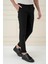 Comfort Fit Beli Lastikli Esnek Casuel Siyah Pantolon P 1173 4
