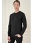 Tr 875 Slim Fit Siyah Klasik Triko 4