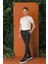 Comfort Fit Beli Lastikli Pötikareli Casuel Siyah Pantolon P 1149 1