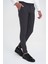 Slim Fit Yan Cepli Düz Esnek Casual Antrasit Pantolon P 1144 5