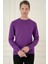 Tr 875 Slim Fit Mor Klasik Triko 2