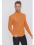 Tr 850 Slim Fit Oranj Klasik Triko 1