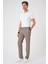 Comfort Fit Gofre Dokulu Beli Lastikli Vizon Jogger Pantolon P 1177 2