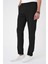 Comfort Fit Beli Lastikli Siyah Jogger Pantolon P 1184 4