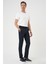 Comfort Fit Beli Lastikli Pötikareli Casuel Lacivert 2 Pantolon P 1149 2