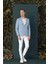 C 660 Slim Fit Mavi Spor Ceket 5
