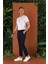 P 1121 Slim Fit Lacivert Spor Pantolon 3