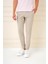 Slim Fit Yan Cepli Düz Esnek Casuel Koyu Bej Pantolon P 1144 1