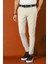 Slim Fit Yan Cepli Düz Esnek Casual Taş Pantolon P 1144 1