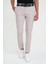 Slim Fit Yan Cepli Esnek Düz Koyu Vizon Pamuk Pantolon P 1197 4