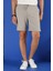 033 Slim Fit Gri Bermuda 2