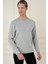 Tr 875 Slim Fit Gri Klasik Triko 2