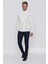 Tr 850 Slim Fit Ekru Klasik Triko 3