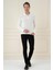 Tr 878 Triko Slim Fit Ekru Basic 1