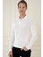 Tr 878 Triko Slim Fit Ekru Basic 2