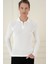 Tr 878 Triko Slim Fit Ekru Basic 3