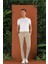 P 1118 Slim Fit Bej Spor Pantolon 1