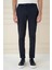 Comfort Fit Beli Lastikli Esnek Casuel Lacivert Pantolon P 1173 1
