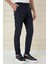 Comfort Fit Beli Lastikli Esnek Casuel Lacivert Pantolon P 1173 4