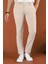 P 1123 Slim Fit Bej Spor Pantolon 3