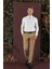 P 1137 Slim Fit Taba Klasik Pantolon 1