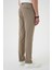 Comfort Fit Beli Lastikli Bej Jogger Pantolon P 1184 5