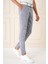 Comfort Fit Beli Lastikli Pileli Keten Casuel Lacivert Pantolon P 1145 3