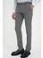 Comfort Fit Beli Lastikli Yandan Tokalı Esnek Açık Gri Jogger Pantolon P 1178 2