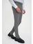 Comfort Fit Beli Lastikli Yandan Tokalı Esnek Açık Gri Jogger Pantolon P 1178 4