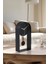 Masa Saati Sarkaçlı Metal Siyah Renk Sessiz Mekanizma Dekoratif Modern Tasarım 32X16CM Mms 8