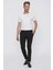 P 1096 Slim Fit Siyah Spor Pantolon 1