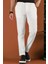 P 1122 Slim Fit Ekru Spor Pantolon 5