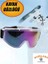 Kayak Gözlüğü Offroad Antifog Ventilli Korumalı Güneş Kar Gözlük Gökkuşağı Snowboard Glasses 2ADET. 2