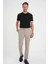 Comfort Fit Beli Lastikli Esnek Vizon Spor Pantolon P 1189 1
