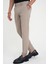 Comfort Fit Beli Lastikli Esnek Vizon Spor Pantolon P 1189 4