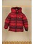 05-16 Yaş Erkek Çocuk Kırmızı Renk Kapşonlu Kamuflaj Mont 1