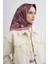 Çiçek Desenli Saf Ipek Twill Eşarp 9409D 05 1