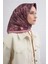 Çiçek Desenli Saf Ipek Twill Eşarp 9409D 05 3