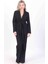 Kadın Siyah Ceket Pantolonlu Takım 3