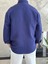 Erkek Rahat Kesim Premium Keten Gömlek Lacivert ECA010 4