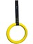 Kademeli Halatlı Barfiks Halkası Sarı Jimnastik Halkası Siyah Kayış (3 Kademeli) 2
