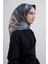 Çiçek Desenli Saf Ipek Twill Eşarp 9419D 36 2