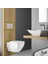 Kristal Kare Beyaz Deliksiz Lavabo 41 Cm 2