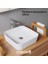 Ultra Kare Beyaz Deliksiz Lavabo 40 Cm UL040 2