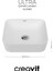 Ultra Kare Beyaz Deliksiz Lavabo 40 Cm UL040 5