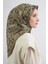 Etnik Desen Saf Ipek Twill Eşarp 9416D 80 4